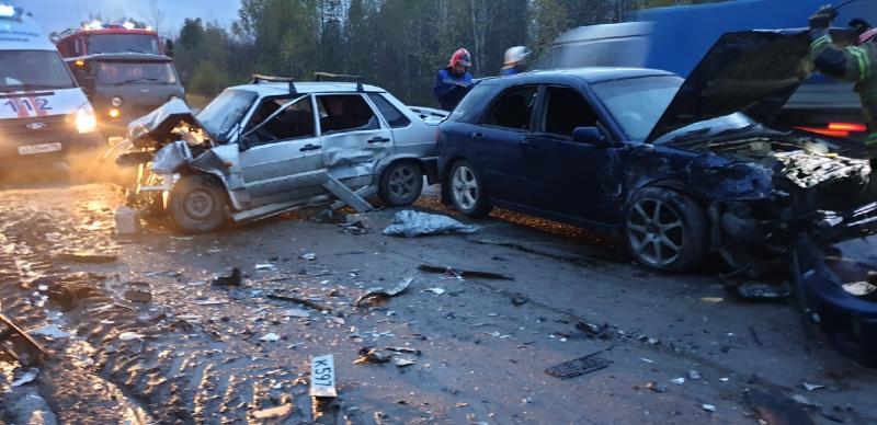«Пьяная дорога»: в ДТП на трассе Кунгур-Соликамск пострадали пять человек